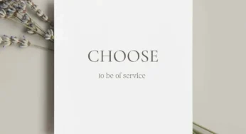 Daily Affirmation – Choose to be of Service to Others