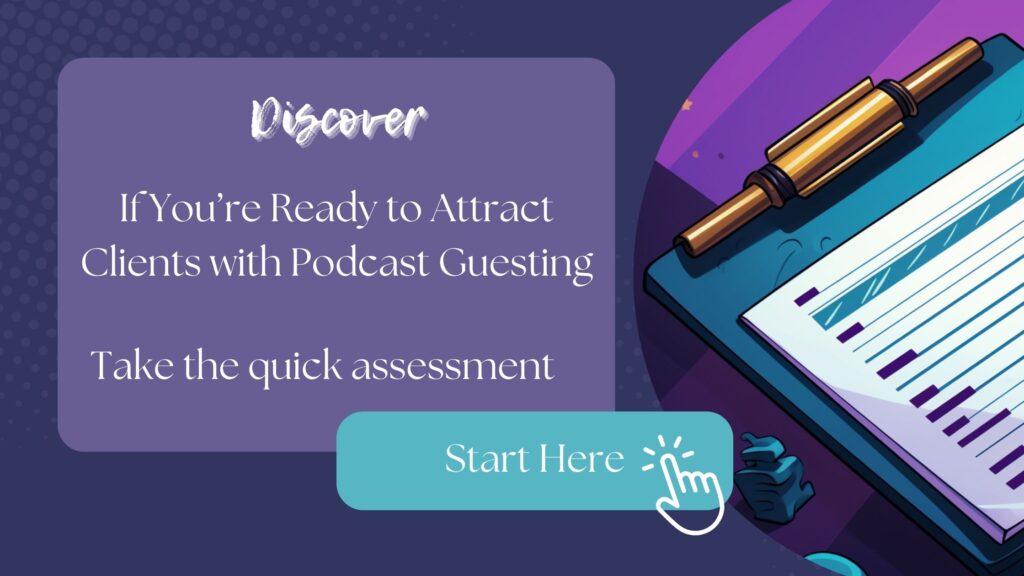 podcast guesting quiz banner