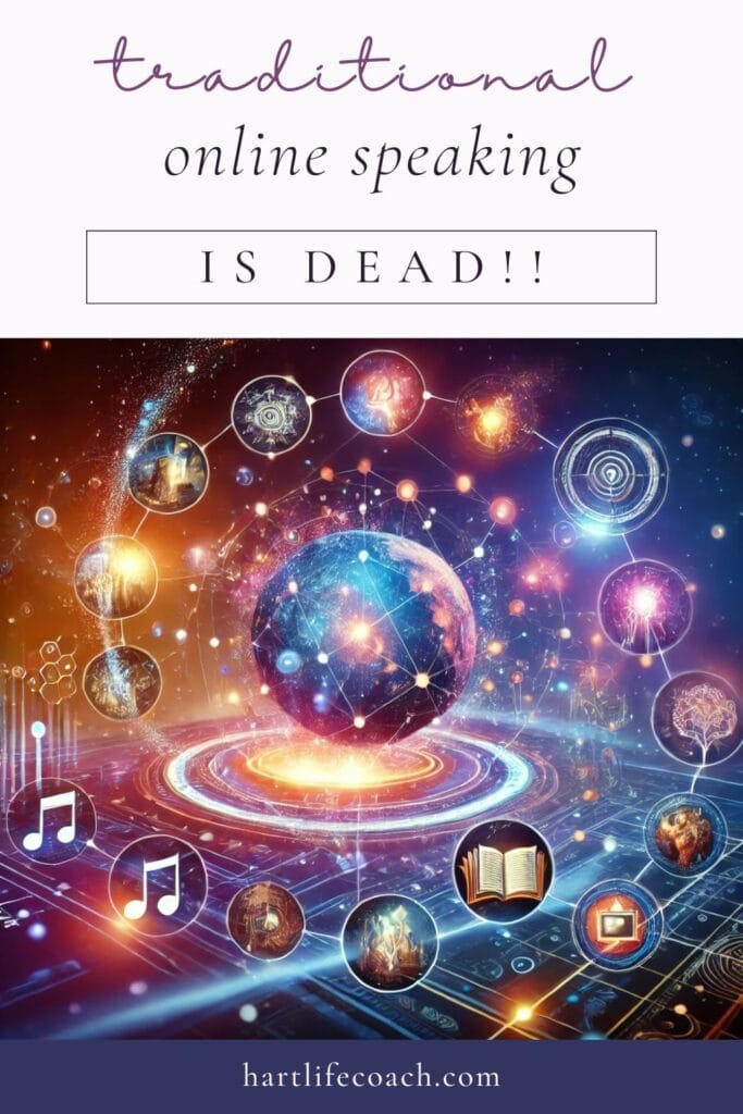 traditional online speaking is dead - do this instead