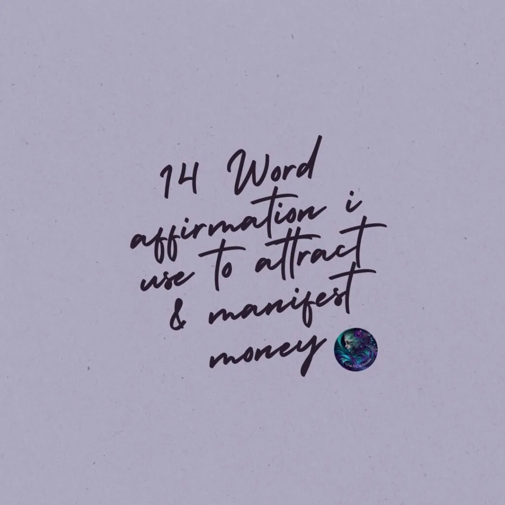 attract money, Amplify Your Message, Attract Clients, & Create Lasting Impact with Podcasts 14 word affirmation I use to attract money & health into my life.