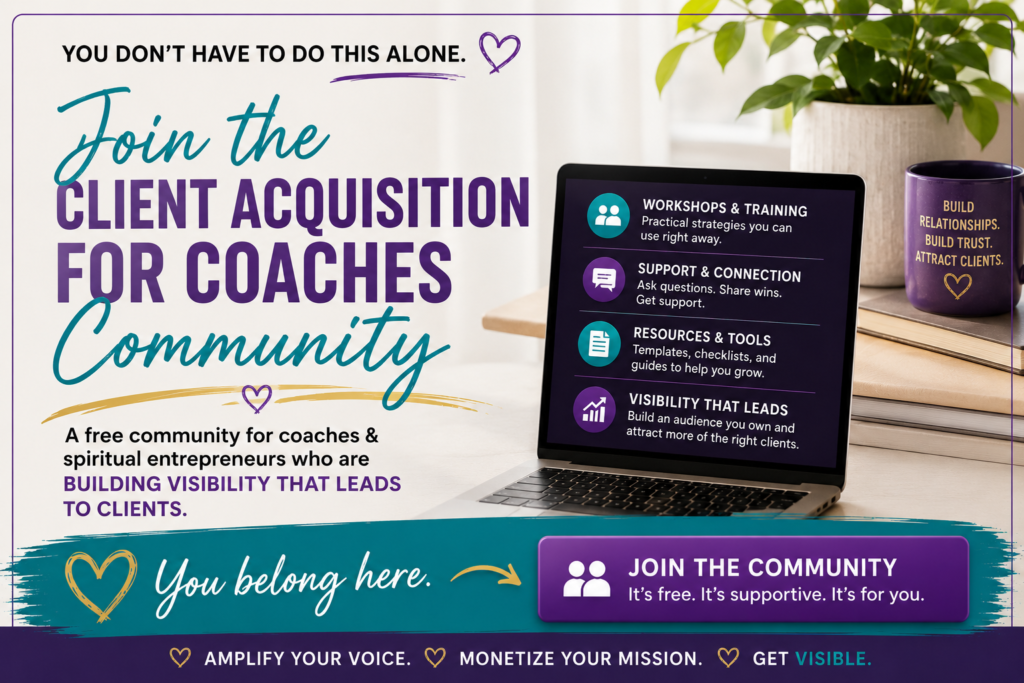 join the client acquisition for coaches community on skool