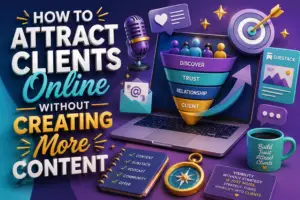 how to attract clients online